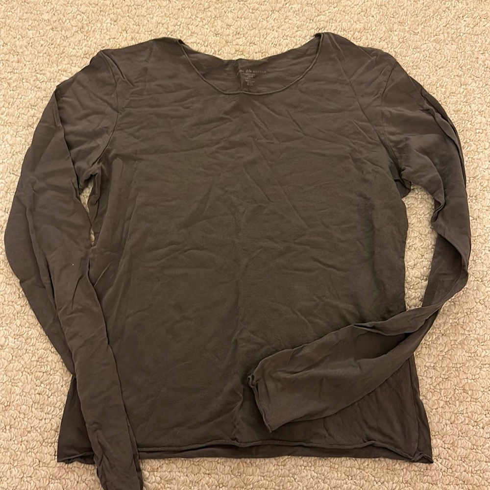 brandy melville boat neck long sleeve